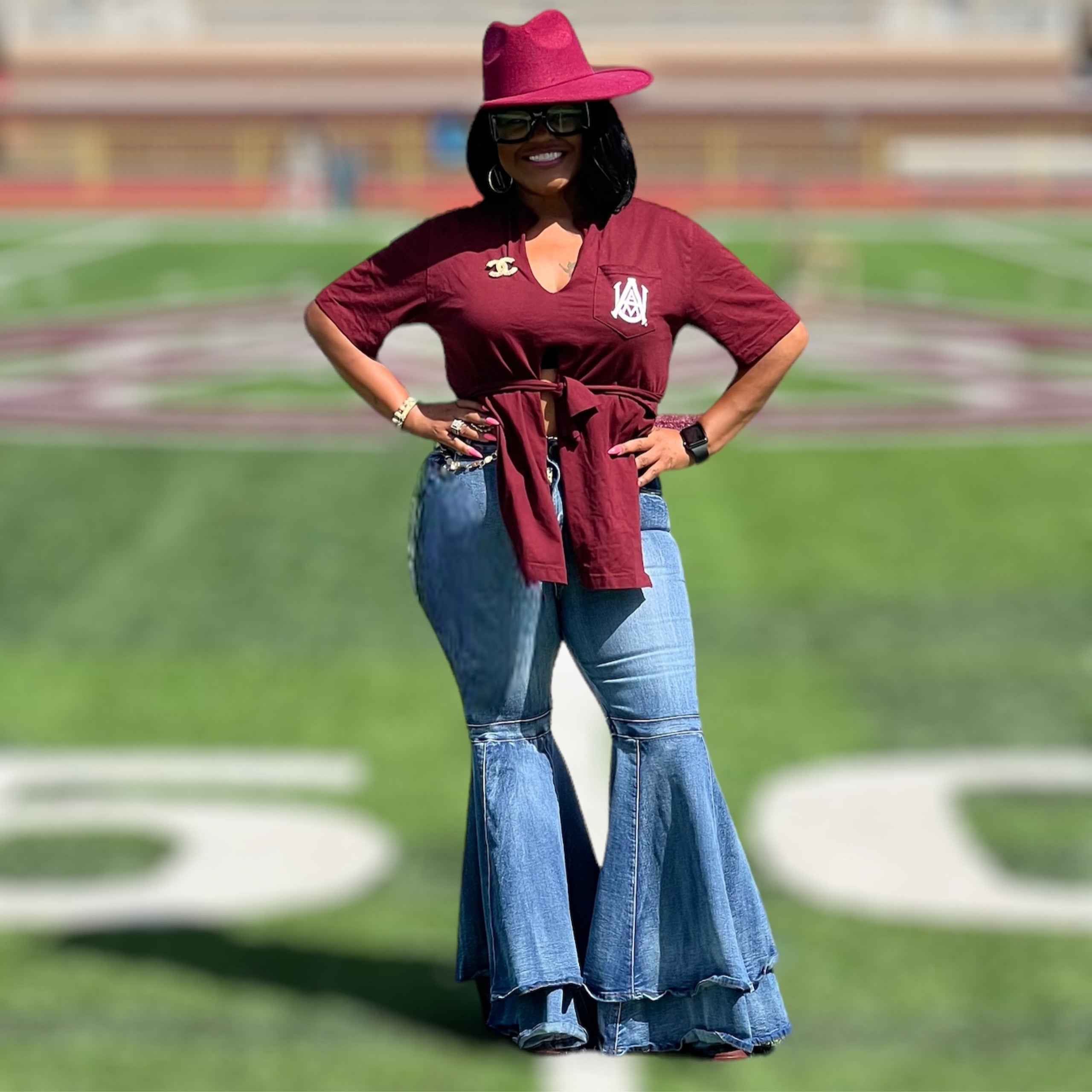 Denim Rock The Bells jeans CeeCee&Co. Boutique