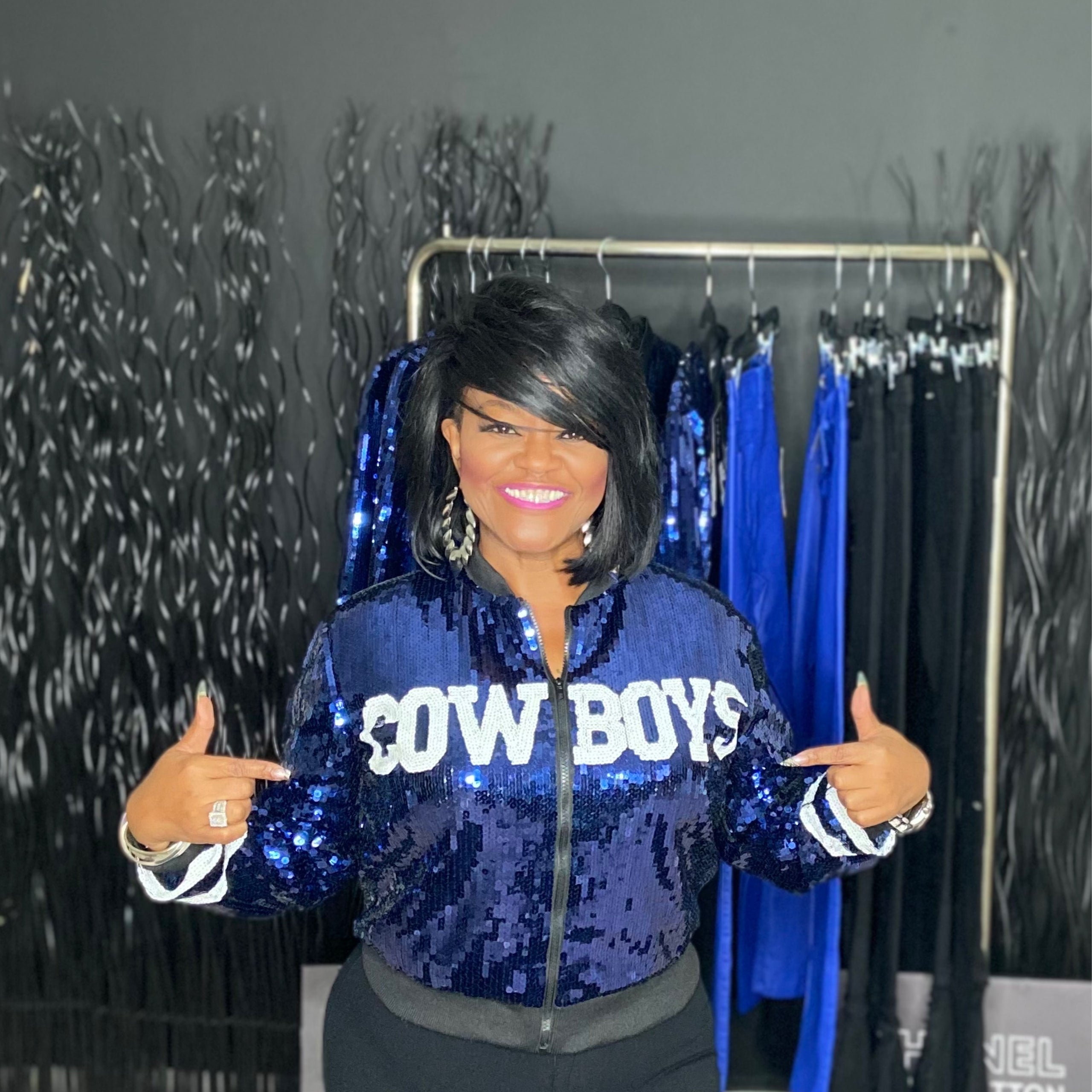 Dallas Cowboys Sequins Jacket CeeCee Co. Boutique